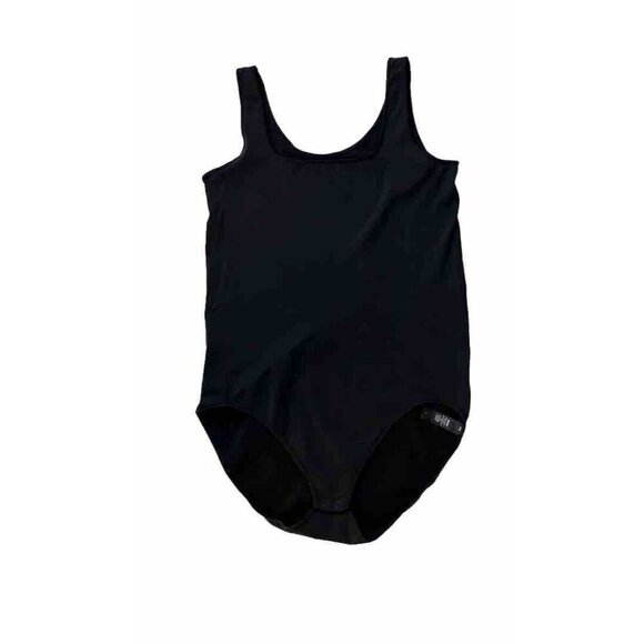 SKIMS Black Fits Everyday Sleeveless Square Neck Stretchy Brief Bodysuit Size L - Picture 5 of 10